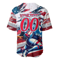 USA Rugby Baseball Jersey Summer Paris 2024 - Wonder Print Shop