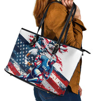 USA Rugby Leather Tote Bag Summer Paris 2024 - Wonder Print Shop