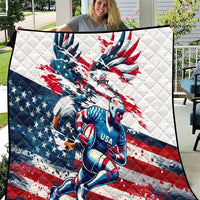 USA Rugby Quilt Summer Paris 2024 - Wonder Print Shop