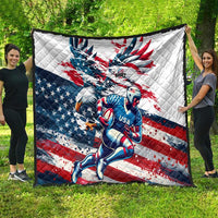 USA Rugby Quilt Summer Paris 2024 - Wonder Print Shop