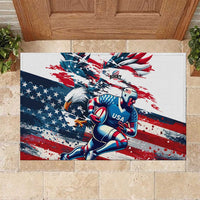 USA Rugby Rubber Doormat Summer Paris 2024 - Wonder Print Shop