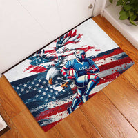 USA Rugby Rubber Doormat Summer Paris 2024 - Wonder Print Shop