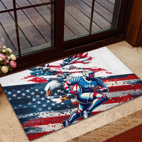 USA Rugby Rubber Doormat Summer Paris 2024 - Wonder Print Shop
