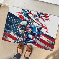 USA Rugby Rubber Doormat Summer Paris 2024 - Wonder Print Shop