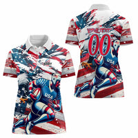 USA Rugby Women Polo Shirt Summer Paris 2024 - Wonder Print Shop
