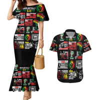 Civil Rights Movement Couples Matching Mermaid Dress and Hawaiian Shirt Poster Art Black Pride - Wonder Print Shop
