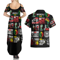 Civil Rights Movement Couples Matching Summer Maxi Dress and Hawaiian Shirt Poster Art Black Pride - Wonder Print Shop