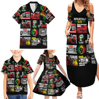 Civil Rights Movement Family Matching Summer Maxi Dress and Hawaiian Shirt Poster Art Black Pride - Wonder Print Shop