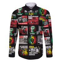 Civil Rights Movement Family Matching Tank Maxi Dress and Hawaiian Shirt Poster Art Black Pride - Wonder Print Shop