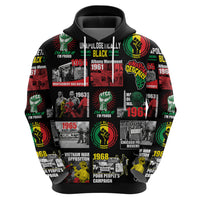 Civil Rights Movement Hoodie Poster Art Black Pride - Wonder Print Shop