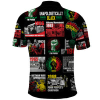 Civil Rights Movement Polo Shirt Poster Art Black Pride - Wonder Print Shop