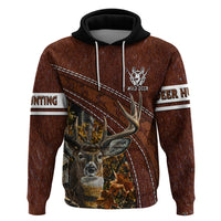 Deer Hunting Hoodie In The Forest Brown - Wonder Print Shop