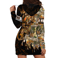 Deer Hunting Hoodie Dress Autumn Forest - Wonder Print Shop