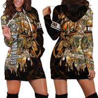 Deer Hunting Hoodie Dress Autumn Forest - Wonder Print Shop