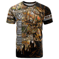 Deer Hunting T Shirt Autumn Forest - Wonder Print Shop