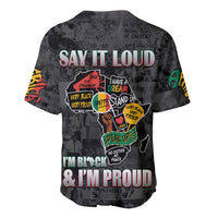 Personalized I'm Black and I'm Proud African Baseball Jersey - Wonder Print Shop