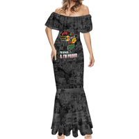 Personalized I'm Black and I'm Proud African Mermaid Dress - Wonder Print Shop