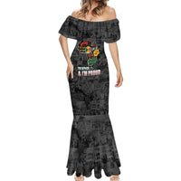 Personalized I'm Black and I'm Proud African Mermaid Dress - Wonder Print Shop
