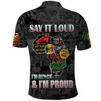 Personalized I'm Black and I'm Proud African Polo Shirt - Wonder Print Shop