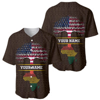 Personalized African Root Baseball Jersey - Wonder Print Shop