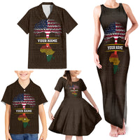Personalized African Root Family Matching Tank Maxi Dress and Hawaiian Shirt - Wonder Print Shop