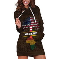Personalized African Root Hoodie Dress - Wonder Print Shop