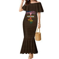 Personalized African Root Mermaid Dress - Wonder Print Shop
