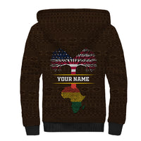 Personalized African Root Sherpa Hoodie - Wonder Print Shop