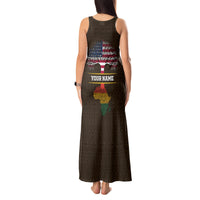 Personalized African Root Tank Maxi Dress - Wonder Print Shop