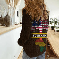 Personalized African Root Women Casual Shirt - Wonder Print Shop