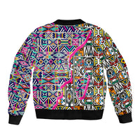 African Ndebele Pattern Bomber Jacket - Wonder Print Shop