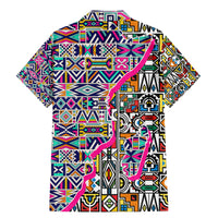 African Ndebele Pattern Family Matching Mermaid Dress and Hawaiian Shirt - Wonder Print Shop