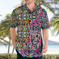 African Ndebele Pattern Hawaiian Shirt - Wonder Print Shop