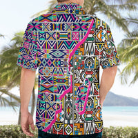 African Ndebele Pattern Hawaiian Shirt - Wonder Print Shop