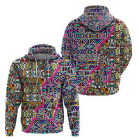 African Ndebele Pattern Hoodie - Wonder Print Shop