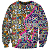 African Ndebele Pattern Sweatshirt - Wonder Print Shop