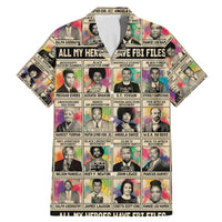 All My Heroes Have FBI Files Family Matching Mermaid Dress and Hawaiian Shirt Civil Rights Leaders - Wonder Print Shop