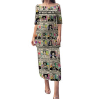 All My Heroes Have FBI Files Family Matching Puletasi Dress and Hawaiian Shirt Civil Rights Leaders - Wonder Print Shop