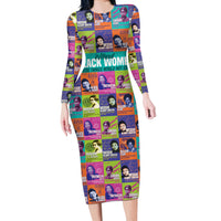 African Women Inventors Long Sleeve Bodycon Dress Without Black Women These Things Would Not Exist - Wonder Print Shop