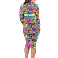 African Women Inventors Long Sleeve Bodycon Dress Without Black Women These Things Would Not Exist - Wonder Print Shop