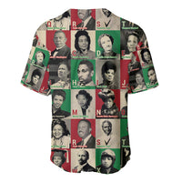 A To Z Of Black Heroes Baseball Jersey Civil Rights Leaders - Wonder Print Shop