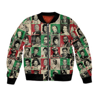 A To Z Of Black Heroes Bomber Jacket Civil Rights Leaders - Wonder Print Shop