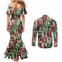 a-to-z-of-black-heroes-couples-matching-mermaid-dress-and-long-sleeve-button-shirts-civil-rights-leaders