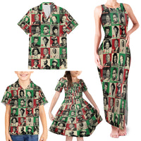 A To Z Of Black Heroes Family Matching Tank Maxi Dress and Hawaiian Shirt Civil Rights Leaders - Wonder Print Shop