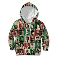 A To Z Of Black Heroes Kid Hoodie Civil Rights Leaders - Wonder Print Shop