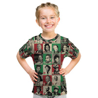 A To Z Of Black Heroes Kid T Shirt Civil Rights Leaders - Wonder Print Shop