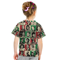 A To Z Of Black Heroes Kid T Shirt Civil Rights Leaders - Wonder Print Shop