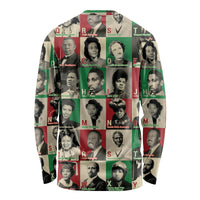 A To Z Of Black Heroes Long Sleeve Shirt Civil Rights Leaders - Wonder Print Shop