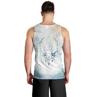 Thanks Deer For Life Men Tank Top White Deer Watercolor Painting - Wonder Print Shop