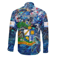 Anguilla Family Matching Mermaid Dress and Hawaiian Shirt